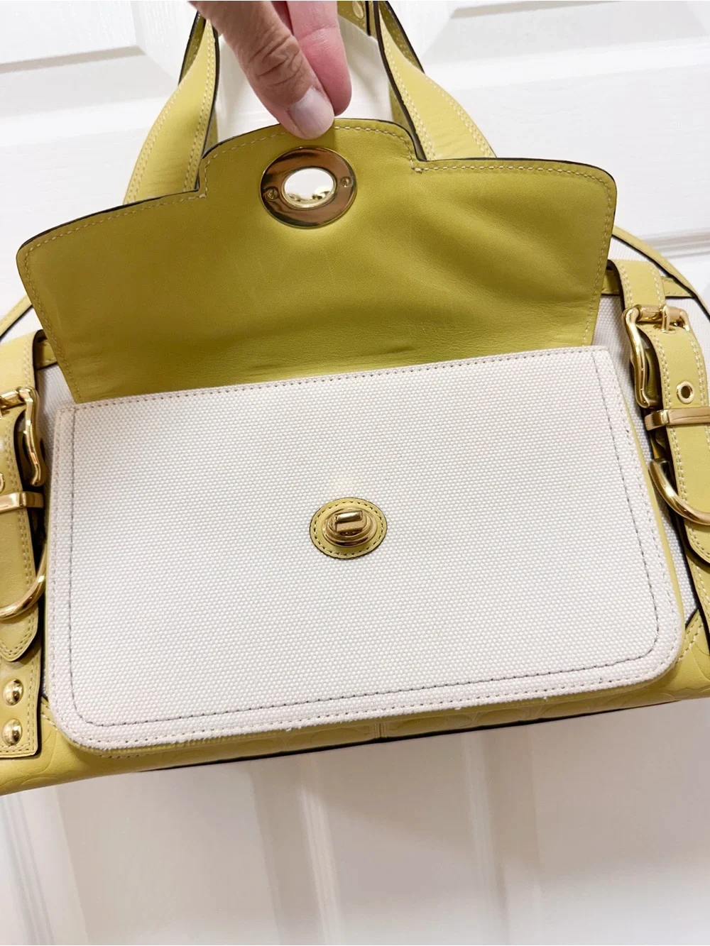 Coach Hamptons Miranda Weekender Carryall Large Satchel Travel Bag